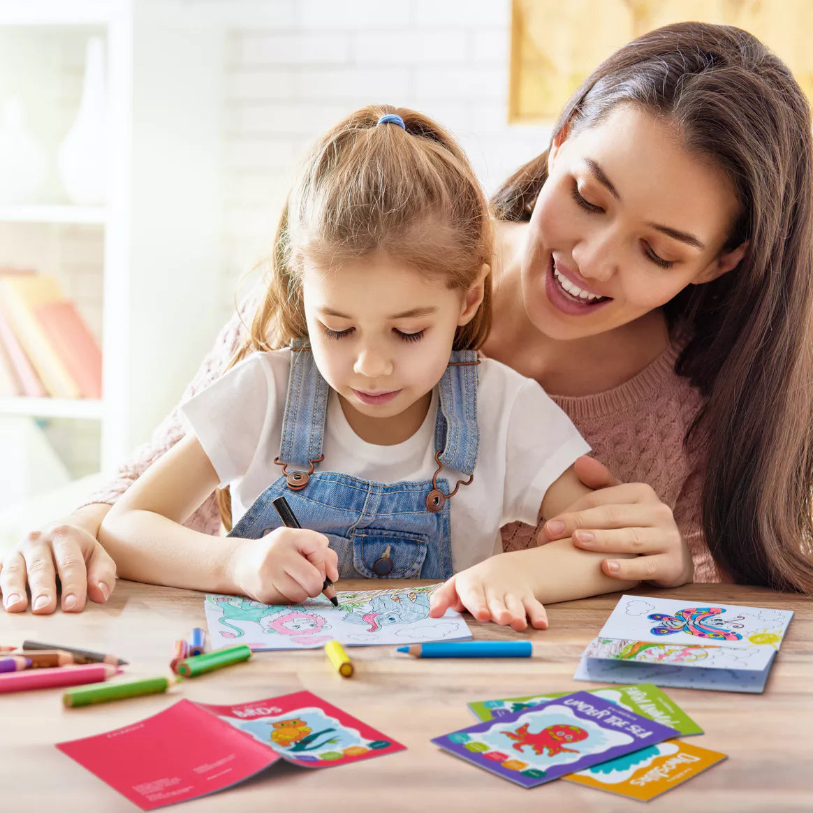 The Twiddlers 24 Mini-Malbücher für Kinder