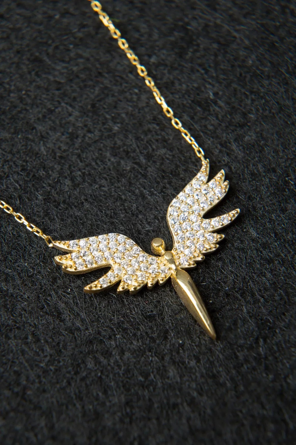 Einzelstück Gold Kette - 925 Sterling Silber vergoldet