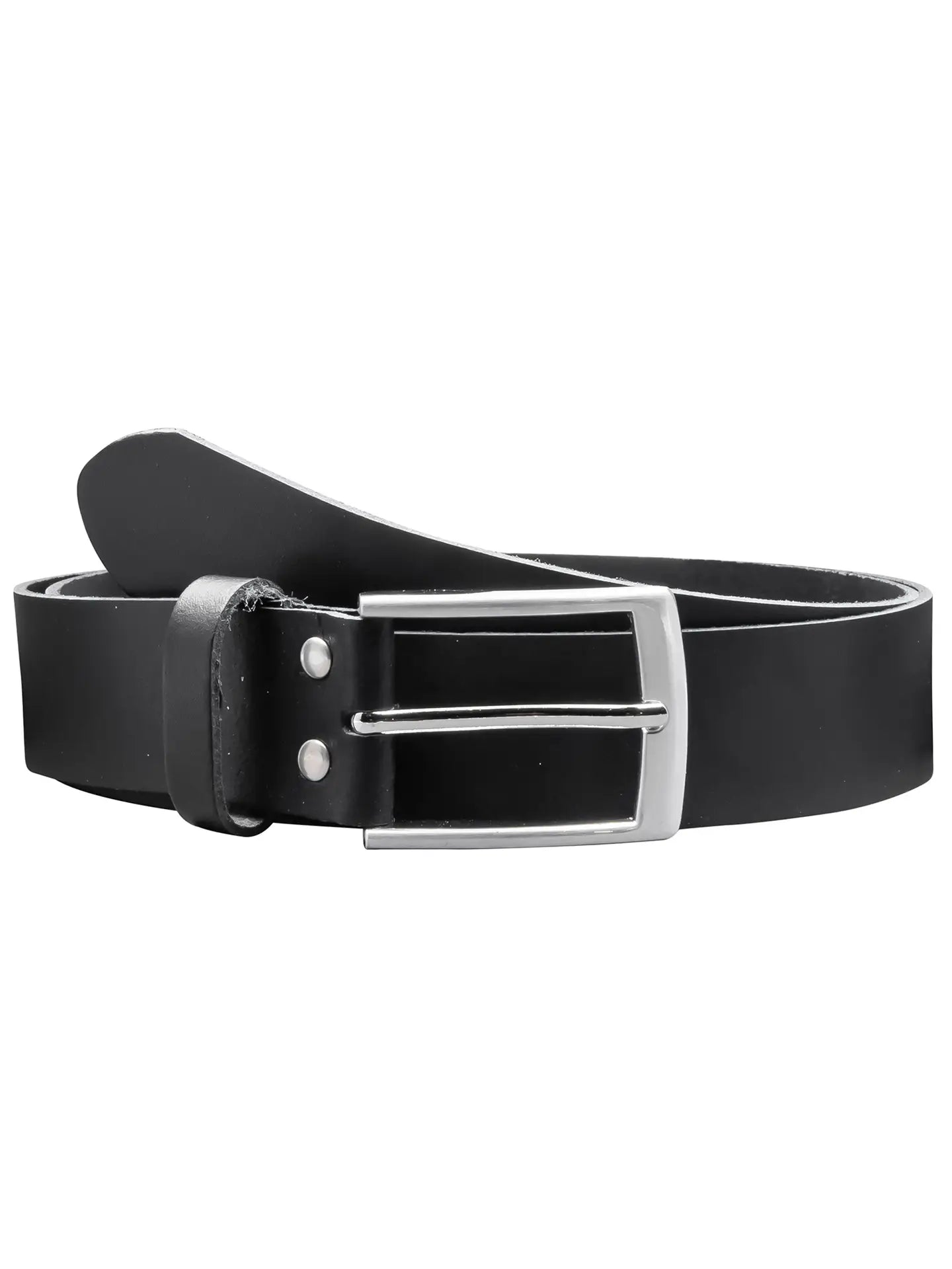 Vascavi Leder Gürtel Schwarz 125cm