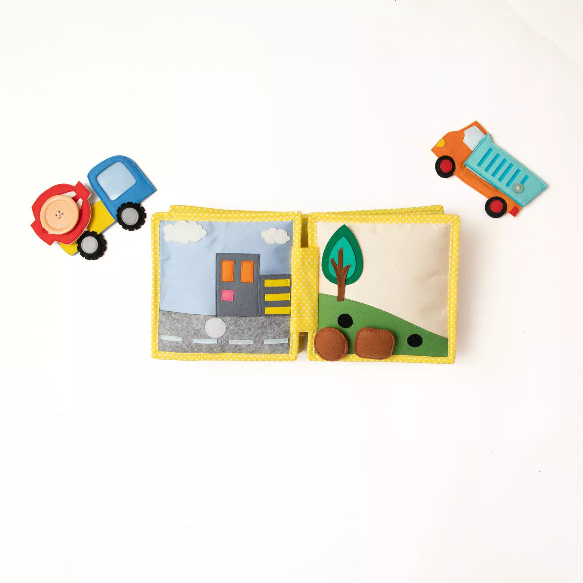 Jolly Designs Mein Erster Bagger - 6 Seiten Mini Quiet Book