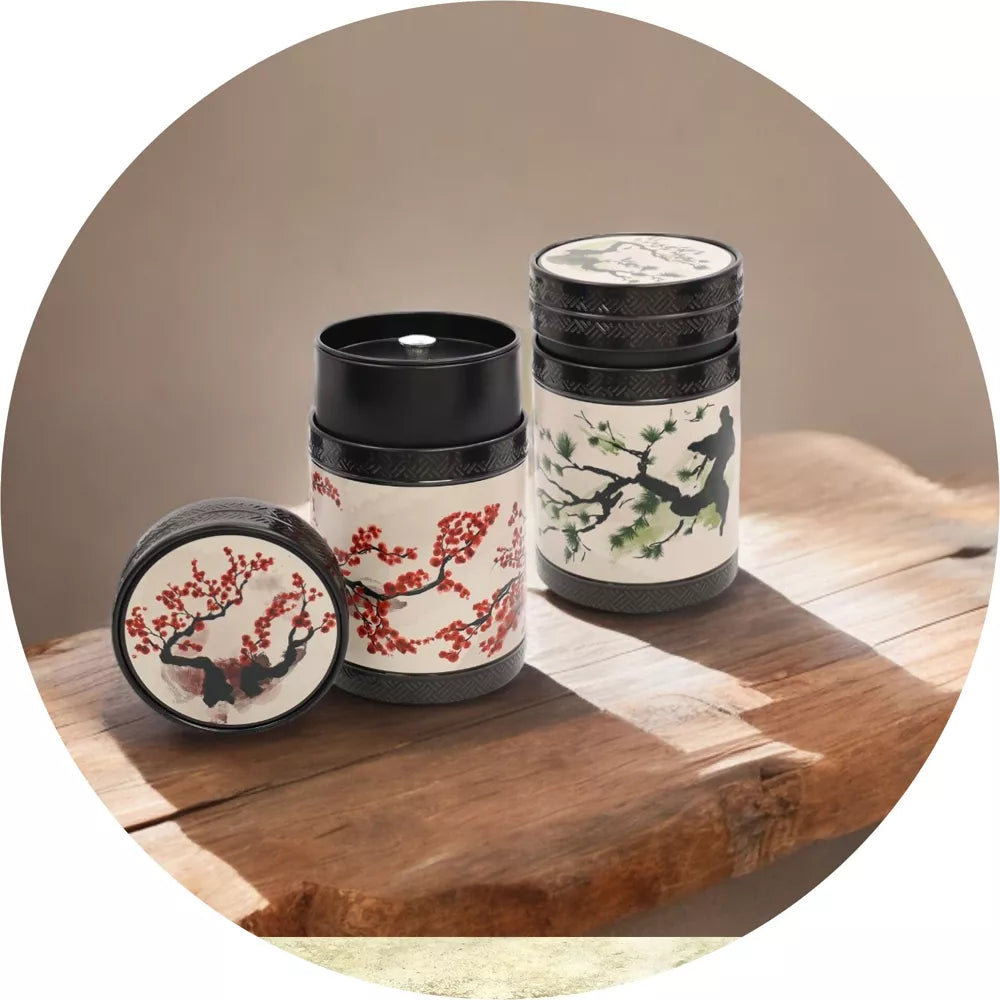 Eigenart Akashi Metalldose 150g Kirschblüte