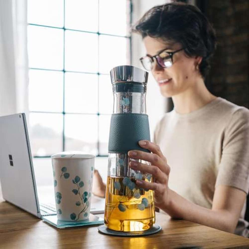 Eigenart EVE konische Glaskaraffe Eucalyptus