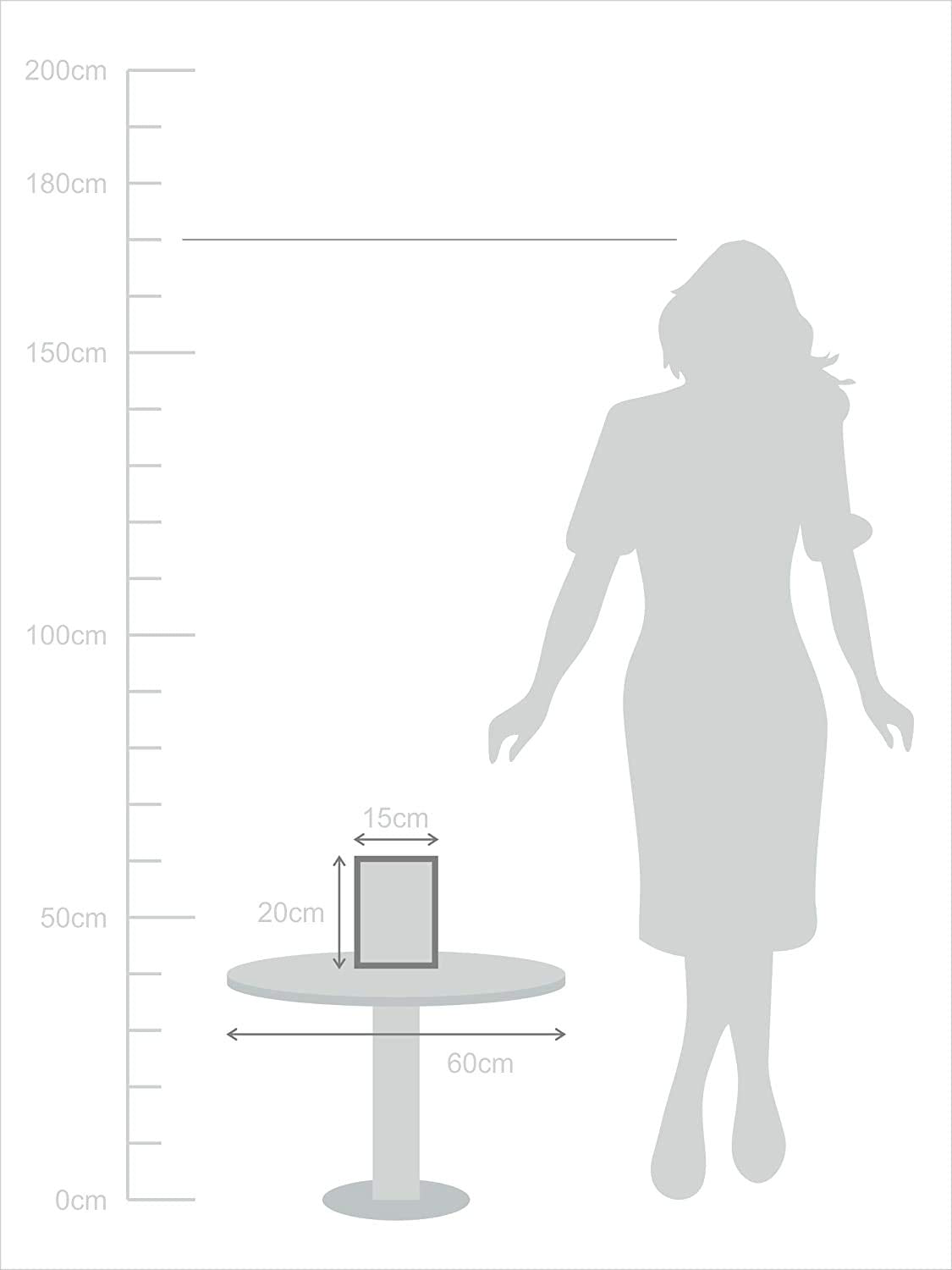 Edzard Bilderrahmen Urbino 15x20cm versilbert
