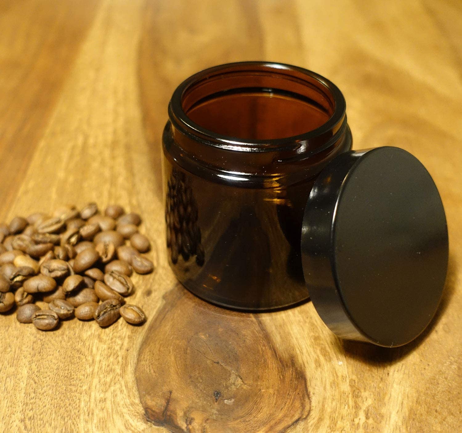 Comandante Ersatzglas mit Deckel für C40 MK3/MK4 Kaffeemühle - Braun