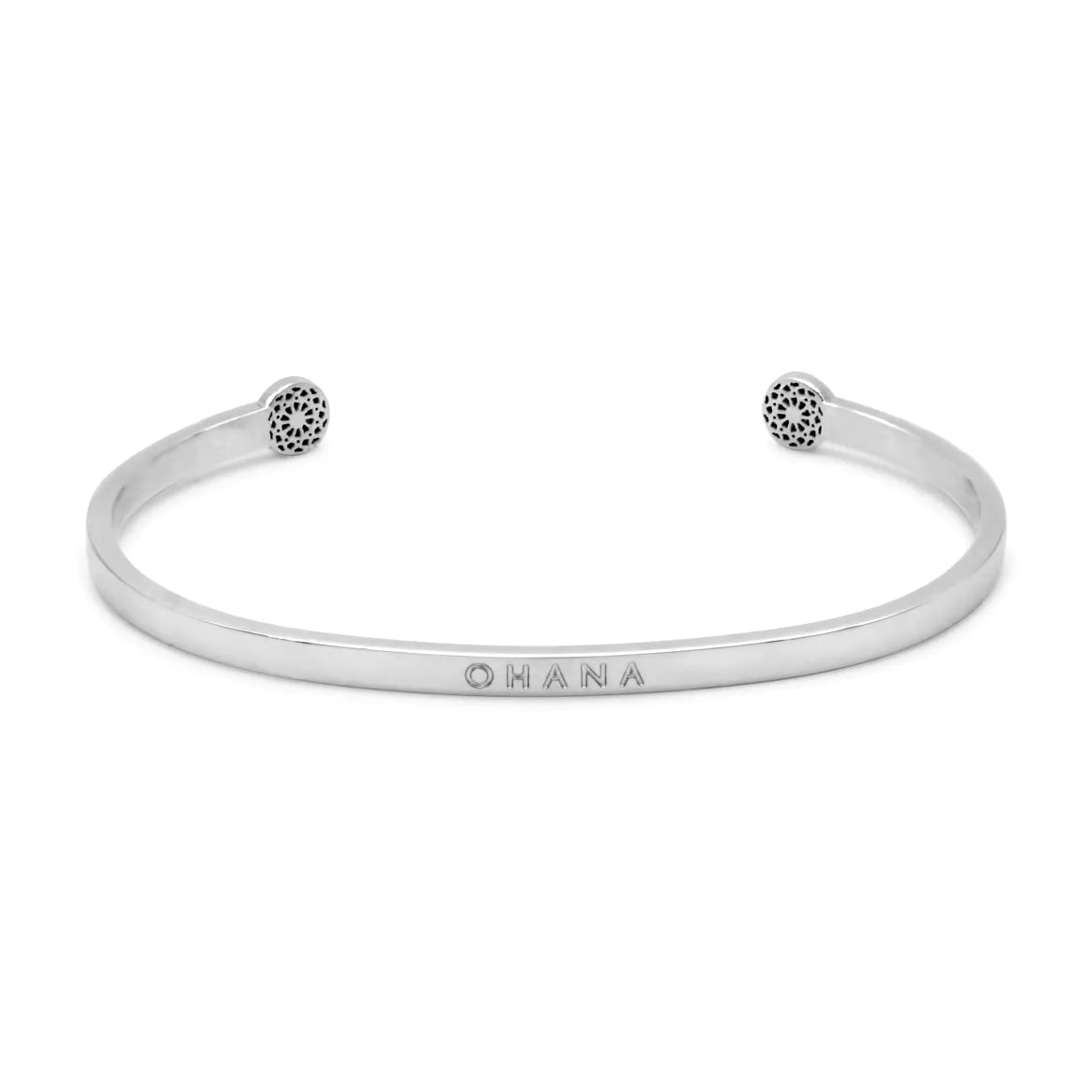 Simple Pledge "Ohona" Armreif - Silber - Blind