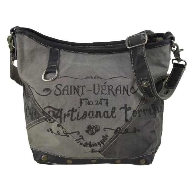 Sunsa Stone Washed Schultertasche