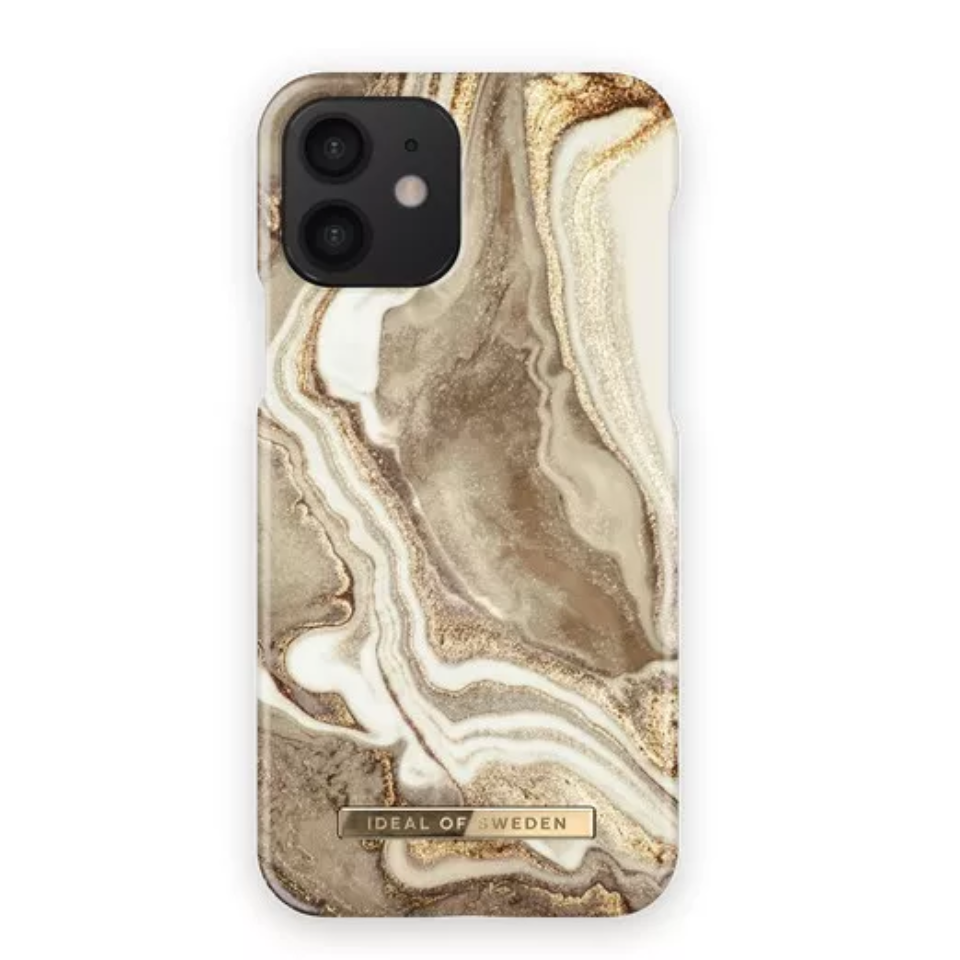 IDEAL OF SWEDEN Handyhülle - Golden Sand Marb - iPhone 12/12 PRO