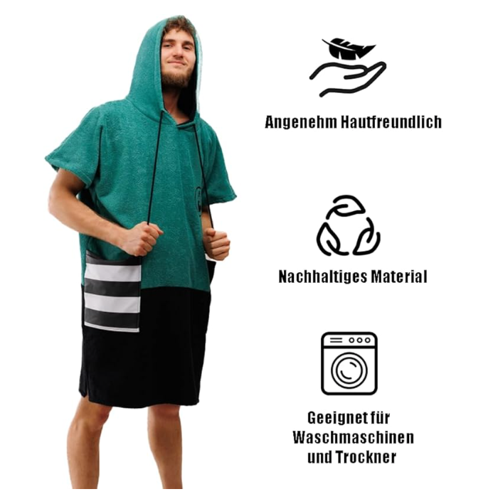 WAVE HAWAII Poncho Faro – Körpergrößen von 160-190 cm
