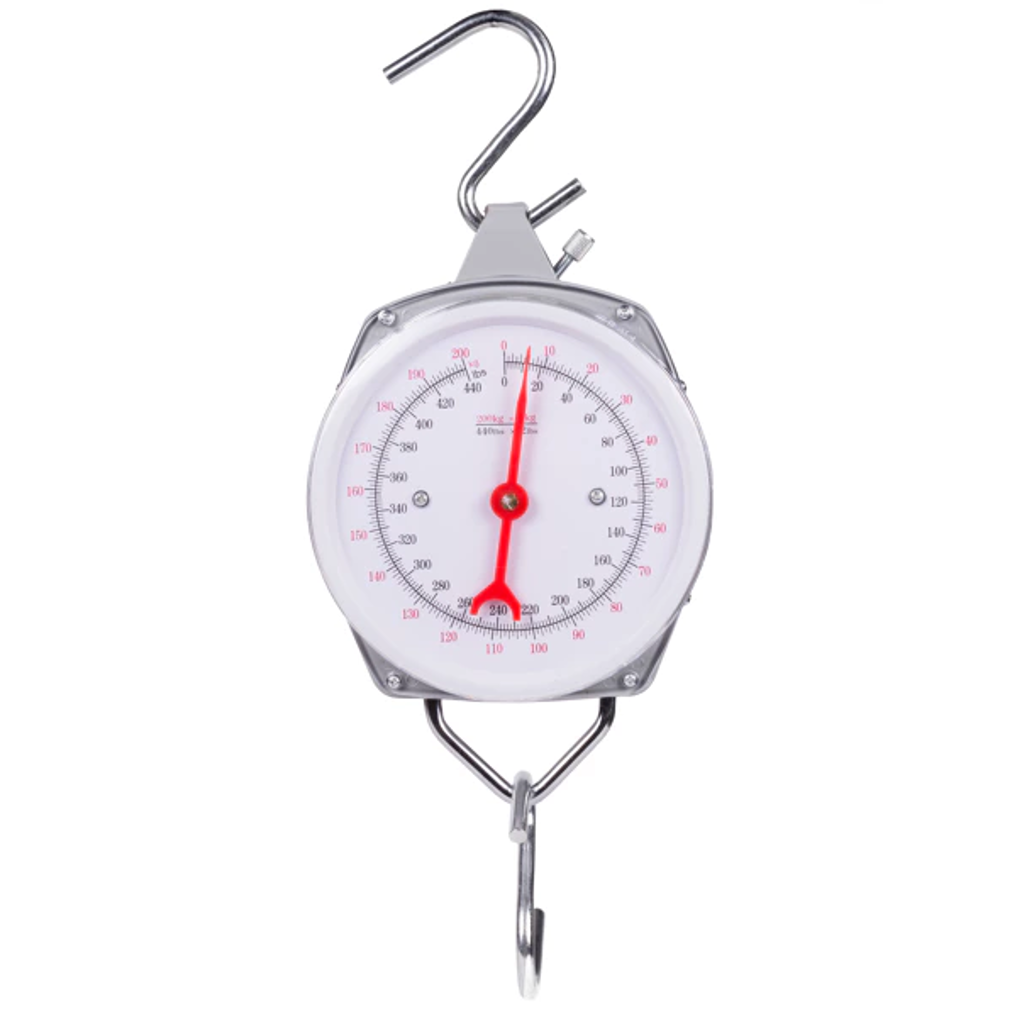 Benson Tools Federwaage 200 kg – mit Metallgehäuse