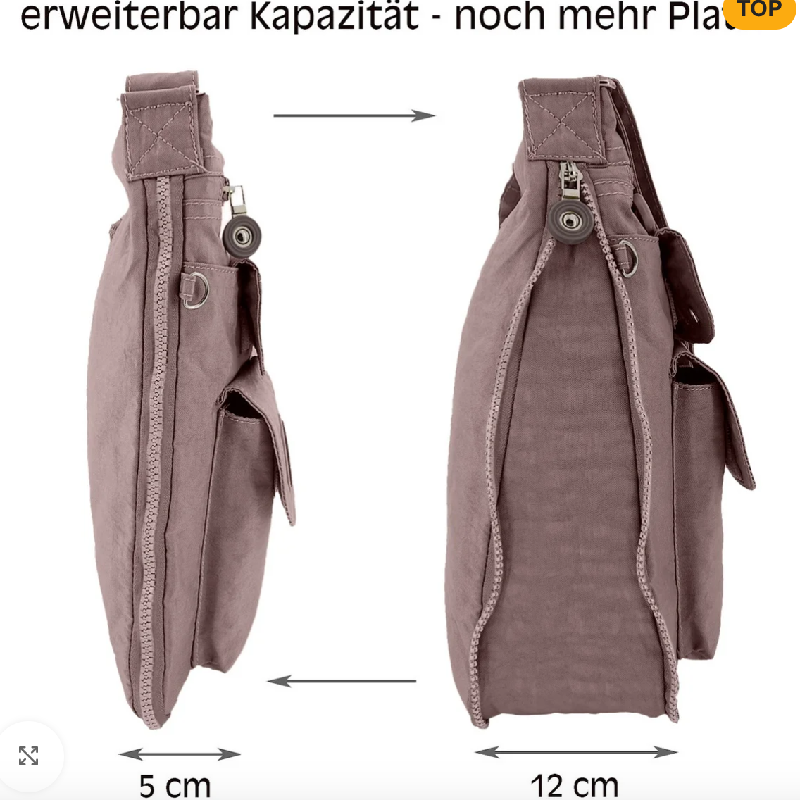 Bag Street Handtasche - dunkel-Rosa