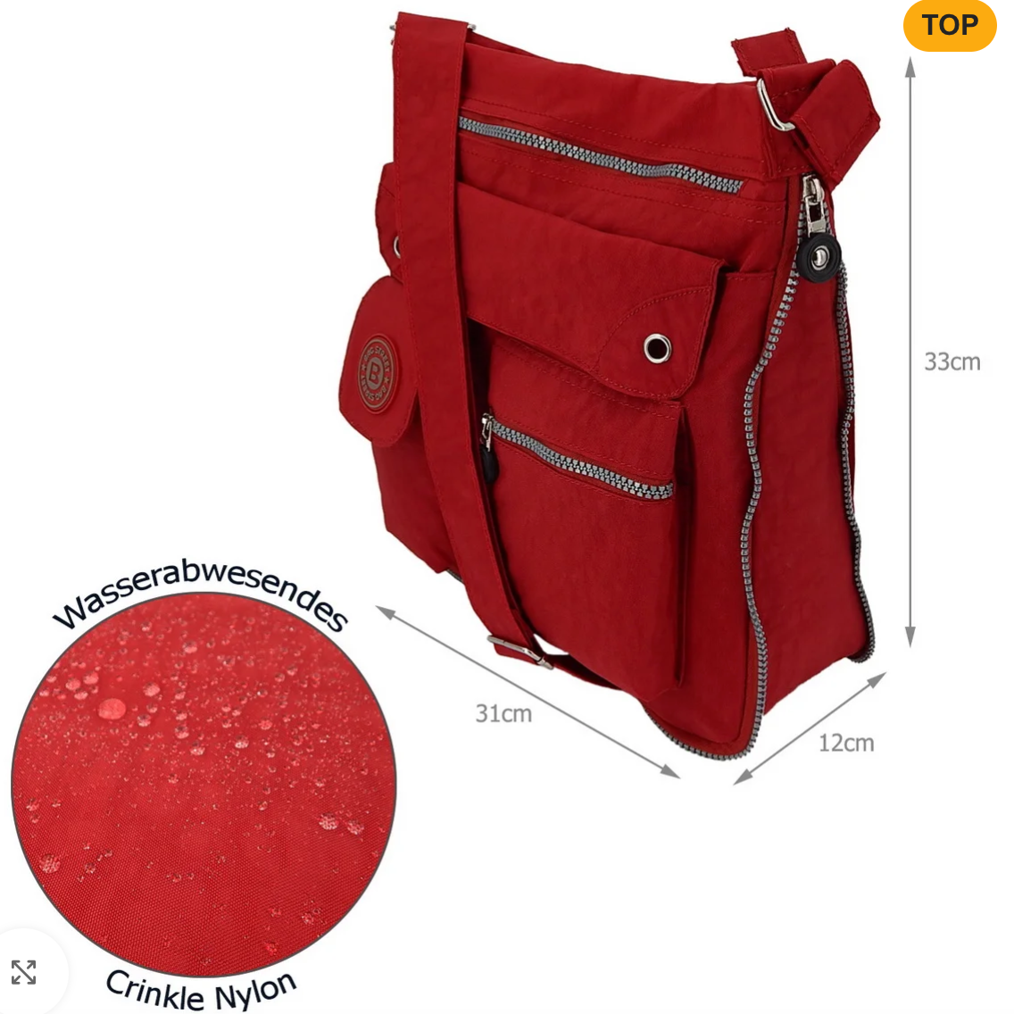 Bag Street Handtasche - Rot