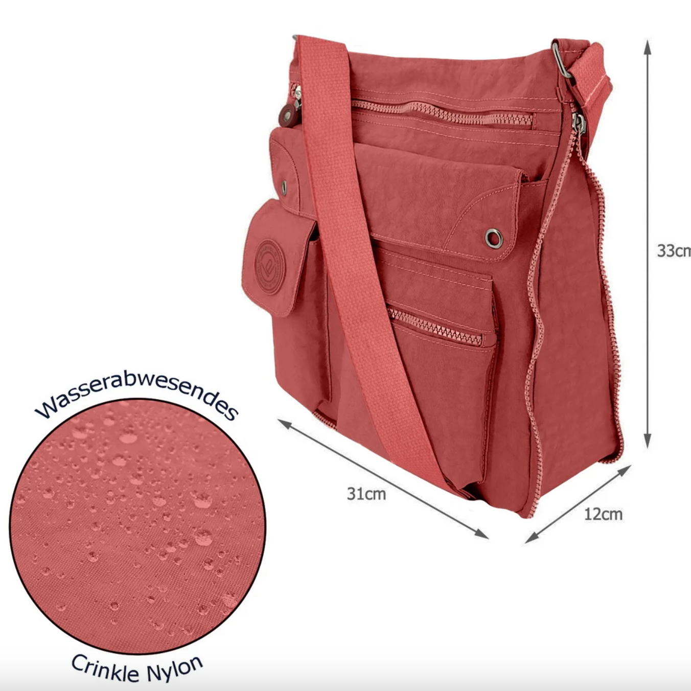 Bag Street Handtasche-Koralle