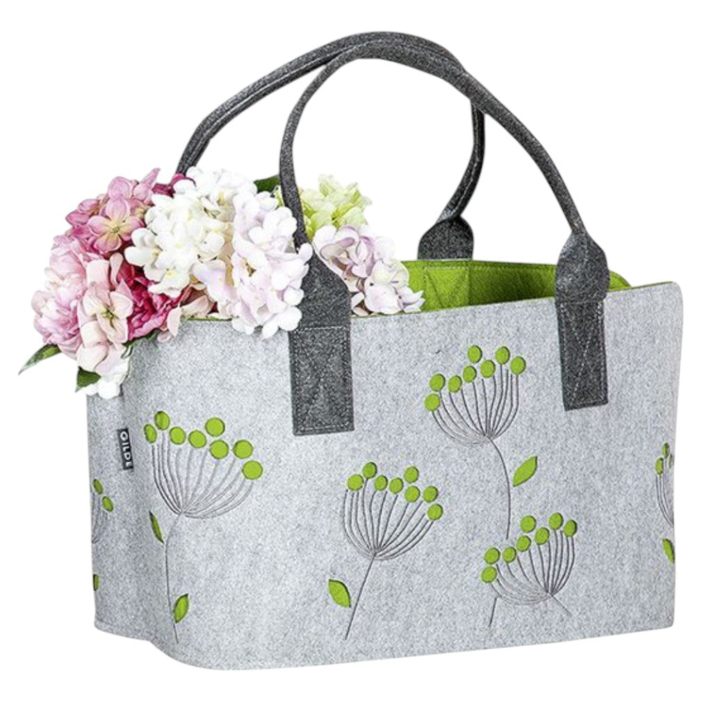 Gilde Filztasche Dillblüte 41 cm