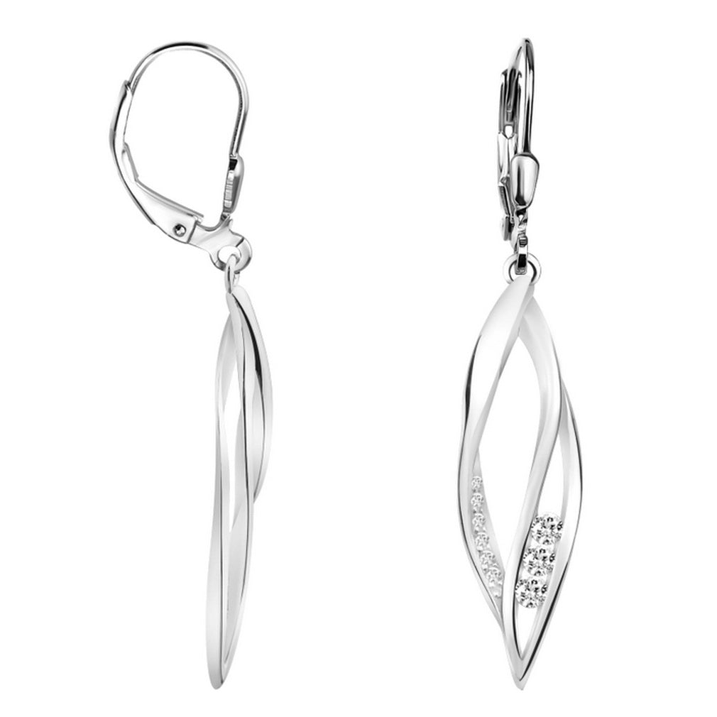 Sofia Milani Verdreht Ohrhänger aus 925 Sterling Silber – Elegante Spiralen Ohrringe