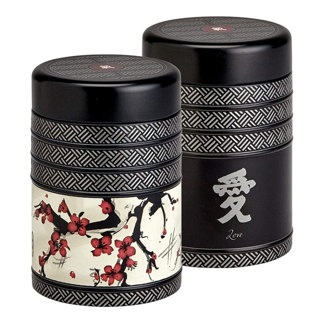 Eigenart Teedosen Kyoto rund 125g (2er Set)