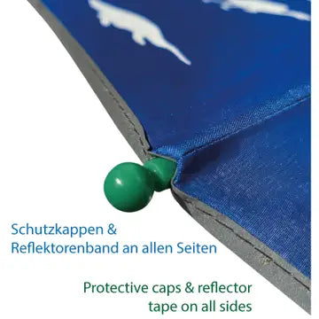 HECKBO Faltregenschirm Dinosaurier Farbwechsel