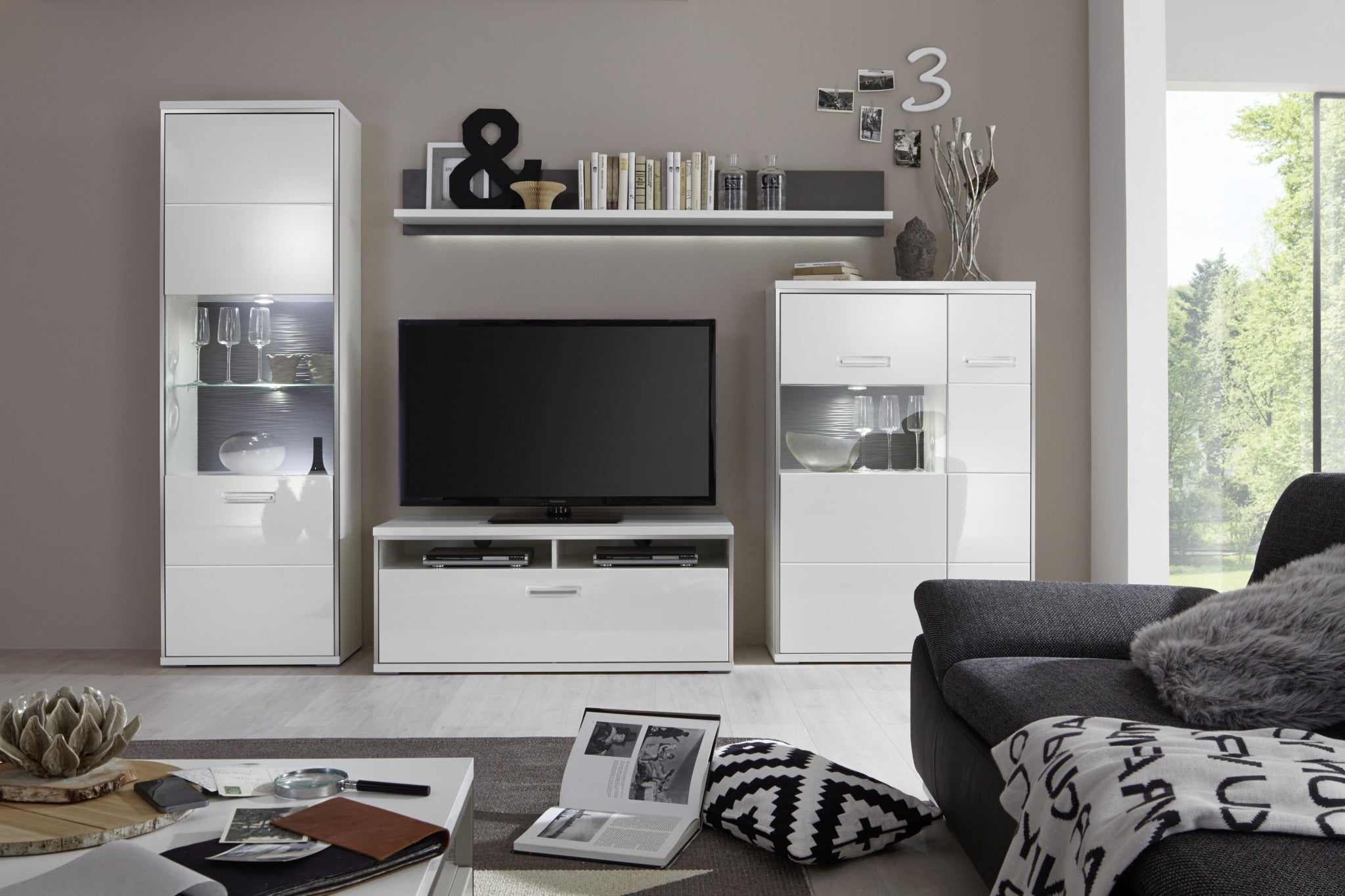 TRENTO Highboard Rechts