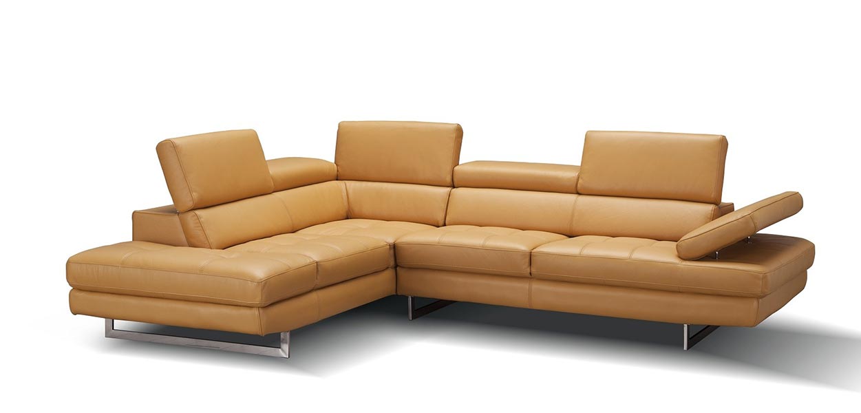 Schlicht Ledersektionalsofa