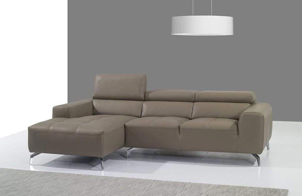 Modern Ledersektionalsofa