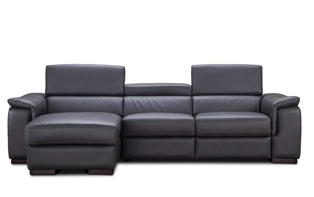 Luxuriös Ledersektionalsofa